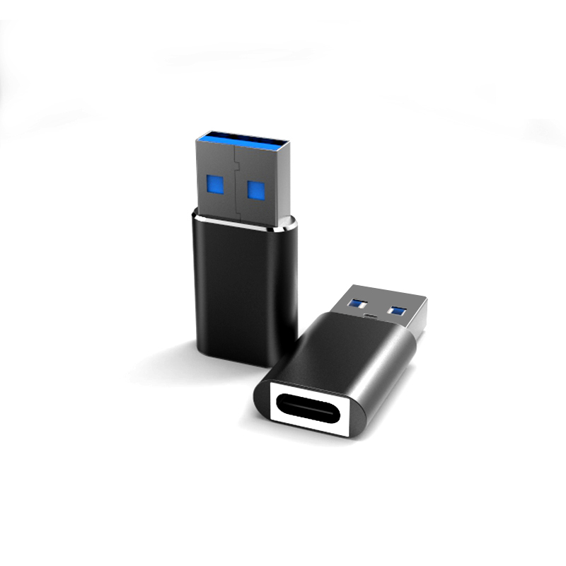 尚优琦USB3.0转TYPE-C母转接头USB3.1Gen2高速传输数据线电脑A转C口适用三星T5移动固态硬盘盒数字耳机转换器 - 图3