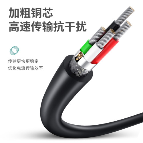 尚优琦双头USB3.0公对公高速传输双公头接口数据线打印机电脑HUB相机老式移动硬盘盒声卡1/2/3米散热器连接线-图1