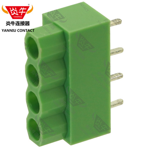 YN166/DG/KF炎牛PCB接线端子5.0mm螺钉式凤凰端子接线柱连接器 - 图3