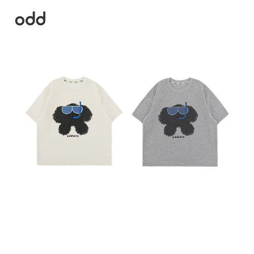 oddtails男童全棉印花短袖夏季新款男大童柔软顺滑耐看耐穿T恤潮 - 图3