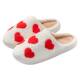 Cotton slippers for women in autumn and winter thick-soled home indoor non-slip slippers for couples plush velvet confinement shoes to keep warm in winter