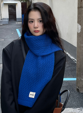 刺毛叔叔冬季针织韩系女围巾保暖