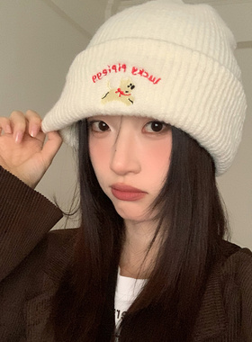 户外韩版保暖大头围百搭毛线帽