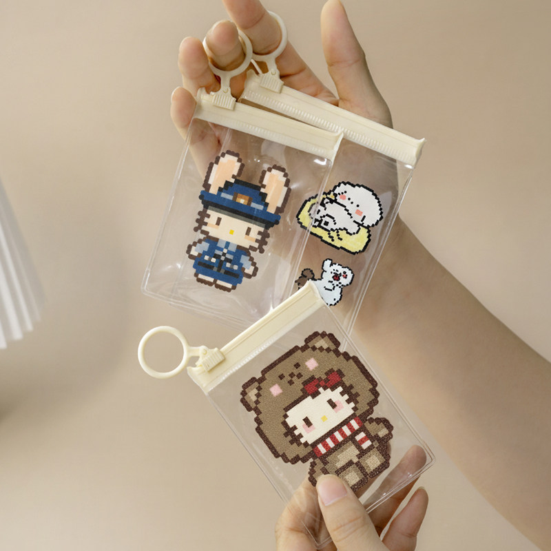 拼豆包装袋成品收纳作品保护套拉环挂件自封袋材料分装防尘补充包,淘宝优惠券,粉丝福利购,淘宝优惠卷