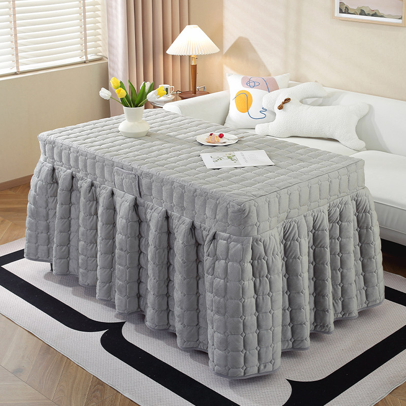 长方形烤火桌子罩套双面绒烤火罩加厚水晶绒电炉罩冬季被罩烤火被,淘宝优惠券,粉丝福利购,淘宝优惠卷