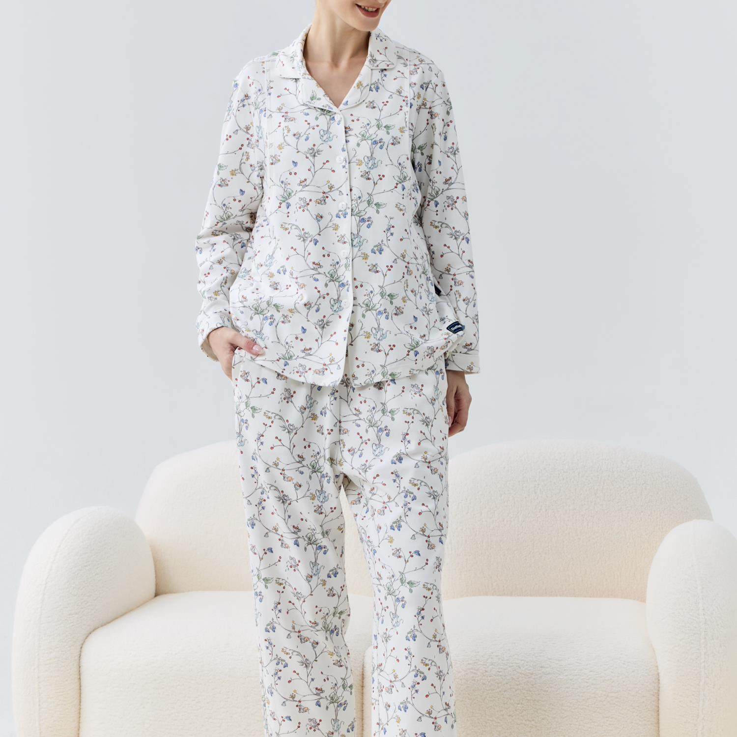 Domiamia纯棉月子服哆咪呀孕妇睡衣套装哺乳服孕期产后家居服套装,淘宝优惠券,粉丝福利购,淘宝优惠卷