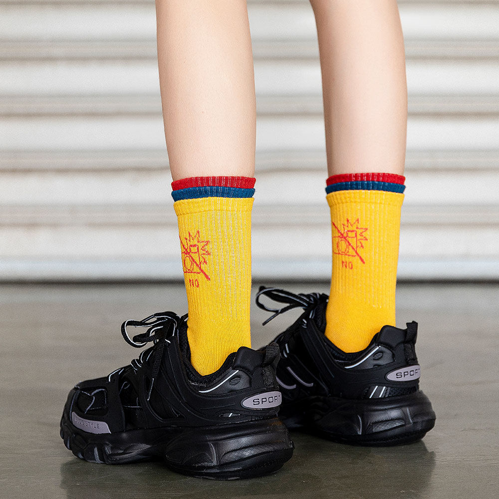 子女潮个性立体螺口中筒日系秋冬袜 gkgw短袜/打底袜/丝袜/美腿袜