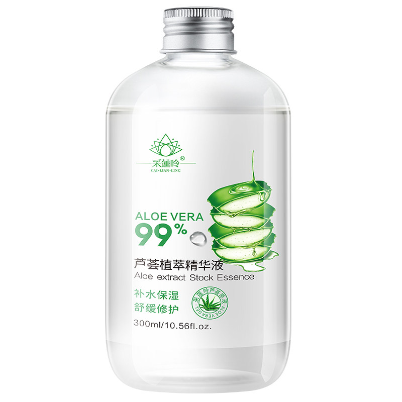 芦荟纯原液祛痘补水收缩毛孔爽肤水 采莲呤化妆水/爽肤水