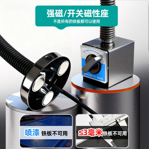 机床工作灯LED车床工作照明灯24V36V220V机床灯架配件磁性机床灯 - 图1