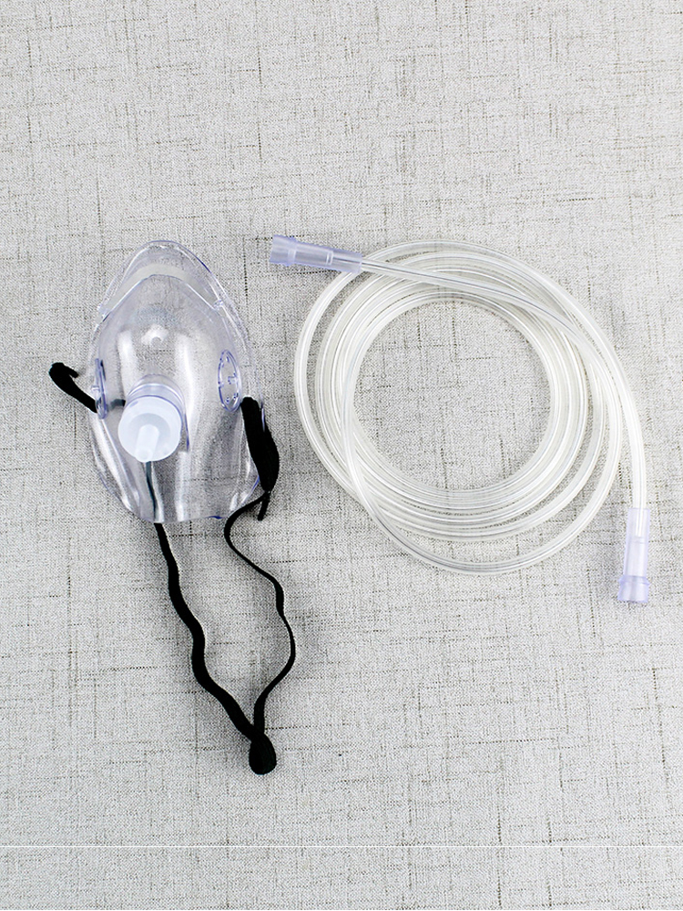 安宁医用吸氧面罩婴幼儿童成人大号氧气面罩氧气瓶制氧机配件输氧 - 图0