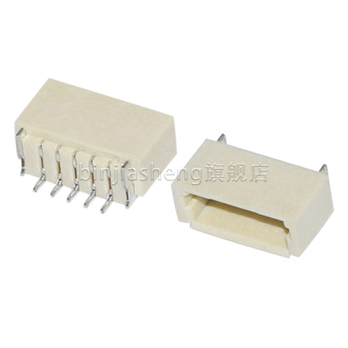 卧贴SH1.0mm间距贴片座子2P 3 4 5 6 8 10 14p母座针座1.0连接器 - 图3