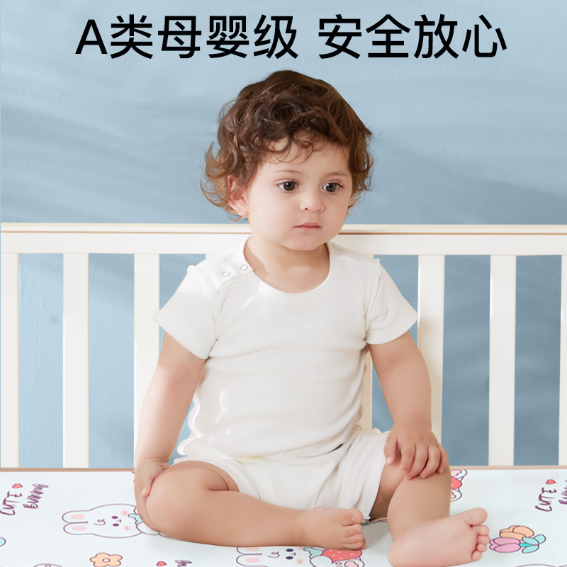 婴儿凉席宝宝可用冰丝垫藤席儿童拼接床幼儿园专用草席子夏季定制 - 图2