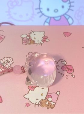 kitty可爱粉项链女学生