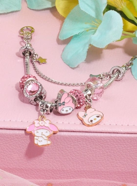 Kitty猫手链金属首饰女
