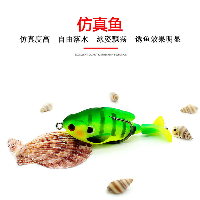 路亚旋转胖头鱼弹涂鱼水上拖拉机防挂底翘嘴套装软饵仿生淡水黑鱼,淘宝优惠券,粉丝福利购,淘宝优惠卷