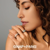 1 carat love moissanite hip hop men's tail ring