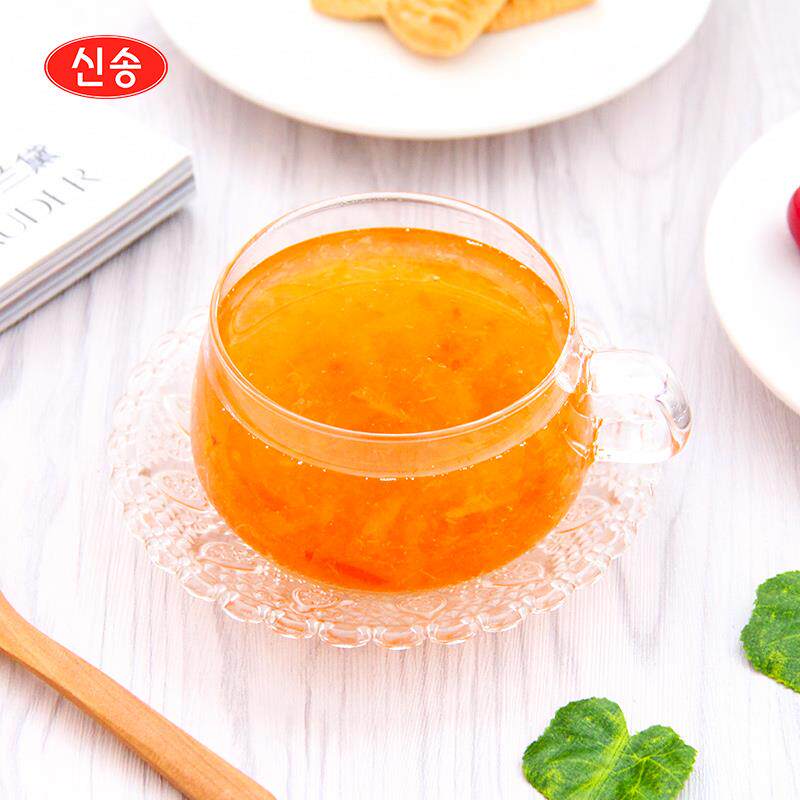 韩国原装柚子茶1000g进口酱冲饮 齐鲁壮硕蜂蜜果味茶