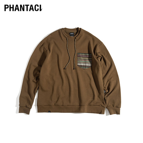 PHANTACi范特西 SERAPE SWEATSHIRT 23秋冬男士七彩布花条纹卫衣 - 图0