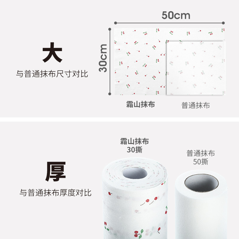 霜山懒人抹布干湿两用洗碗布可水洗加大加厚厨房纸巾一次性清洁布,淘宝优惠券,粉丝福利购,淘宝优惠卷