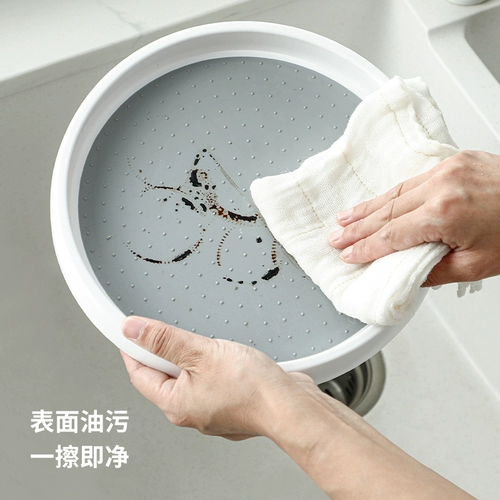 Вращение морозного горы много -самоотверженная кухонная круглая полка