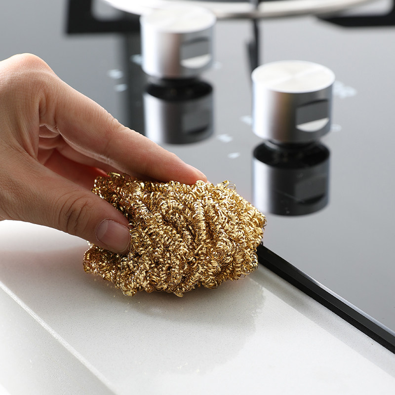 日本霜山铜丝球洗碗刷锅厨房清洁刷家用不掉丝去污洗锅刷清洁球,淘宝优惠券,粉丝福利购,淘宝优惠卷