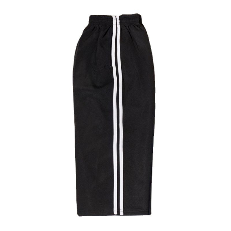 校服裤子夏季薄款直筒高中生两道杠蓝色初中学生两条杠藏青色校裤