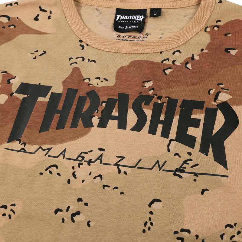 【THRASHER官方】JLP日版 HOMETOWN CAMO S/S T-SHIRT迷彩T恤短袖 - 图0