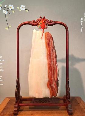 广西天然五花肉石挂件五花肉石挂件天然奇石装饰石家居装饰