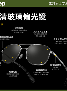 吉普太阳眼镜JEEP偏光