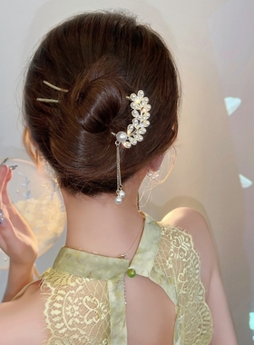 气质马尾扣发圈夹子头饰