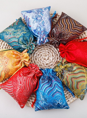 高档织锦缎茶杯主人杯茶