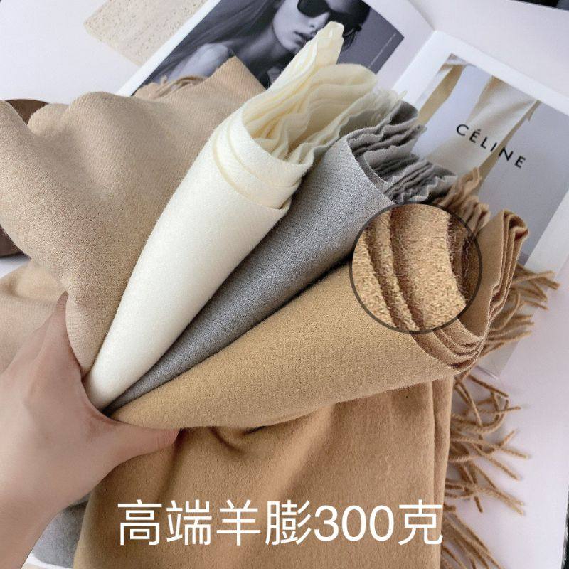 2025新款韩版纯色围巾披肩两用女冬季加厚保暖仿羊绒围脖学生百搭,淘宝优惠券,粉丝福利购,淘宝优惠卷