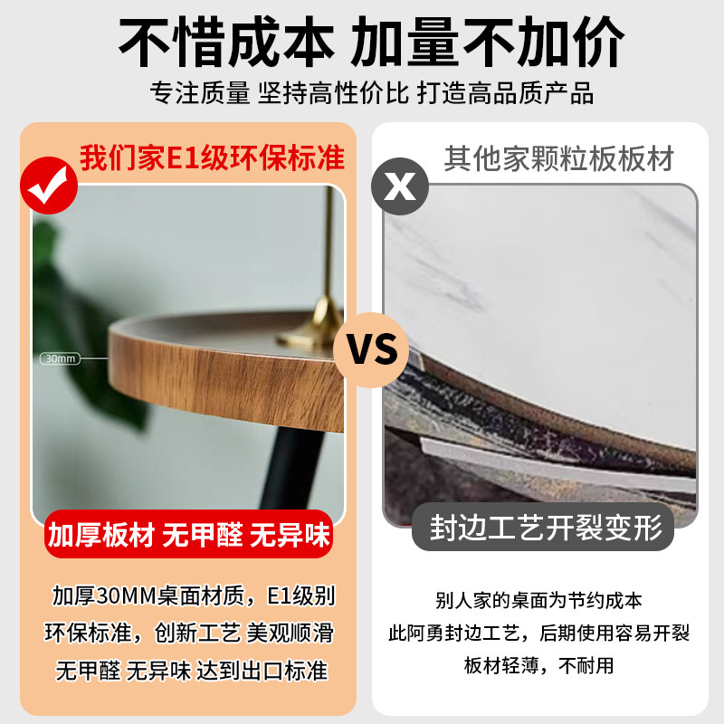 圆形桌面加厚餐厅转盘酒店圆盘面板家用圆形饭桌面60/80/90可定制,淘宝优惠券,粉丝福利购,淘宝优惠卷