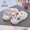 Summer fingerless casual girls' Velcro sandals
