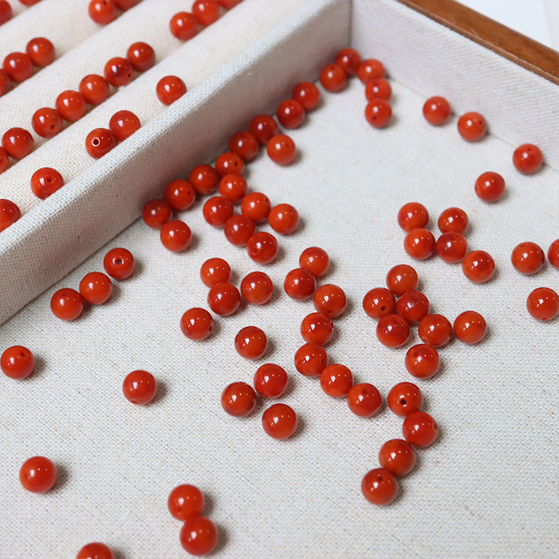 6mm高品质天然原矿无胶裂无烤川料瓦西南红柿子玫瑰满肉DIY散珠,淘宝优惠券,粉丝福利购,淘宝优惠卷