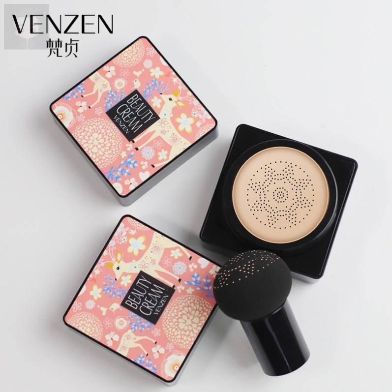 VENZEN添姿优品BEAUTYCREAM轻盈无瑕蘑菇气垫GS1丝光无暇妆容 - 图2