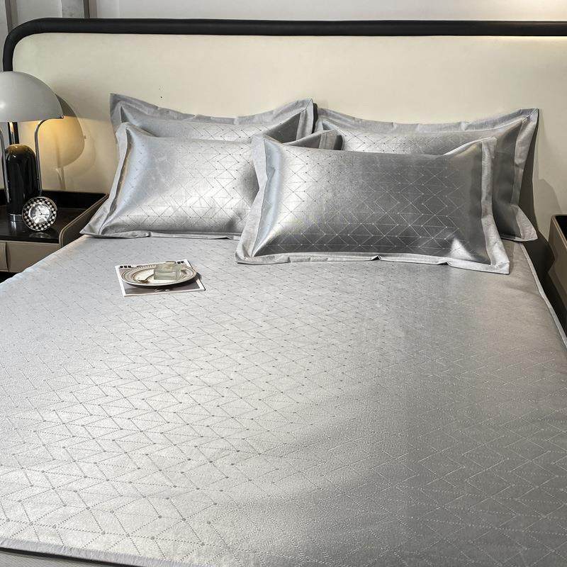 母婴级轻奢凉席冰丝三件套印花夏季凉席床笠款可折叠水洗凉席,淘宝优惠券,粉丝福利购,淘宝优惠卷