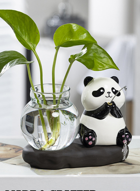 创意可爱小猫钓鱼摆件家居装饰品