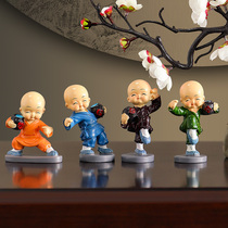 Creative Zen Serie 4 small monk Xuanguan swing piece tea favorite wine cabinet Accessories Tea Table Office Desktop Small Furnishing