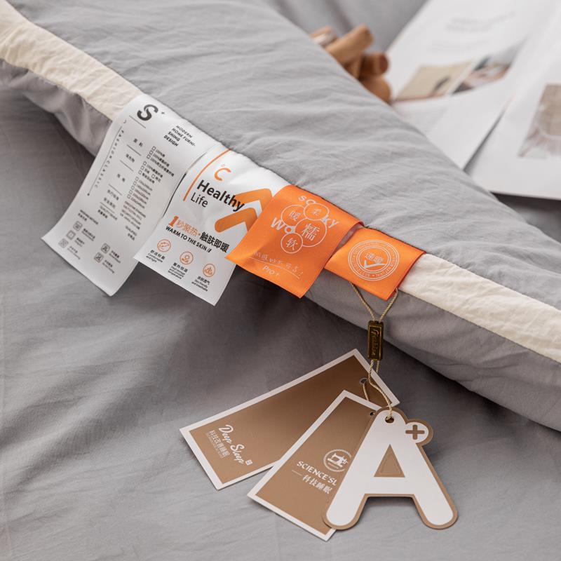 学生军训叠豆腐块A类大豆纤维被子160乘210宿舍单人被芯1米6x2米1 - 图2