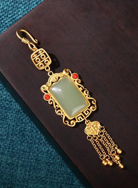 国风复古女旗袍汉服配饰压襟胸襟