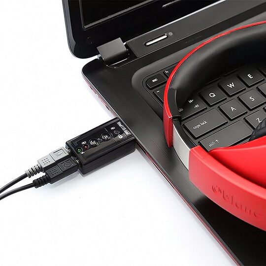 USB external sound card 7.1 independent channel