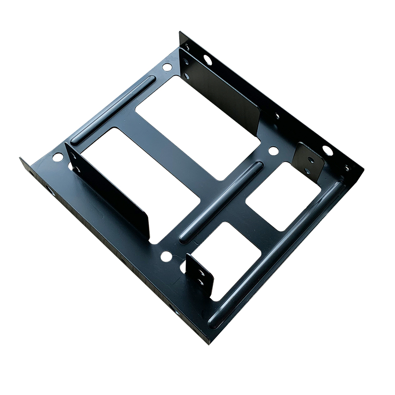 2.5转3.5寸硬盘金属支架 双层固态硬盘SSD支架托架 可放2个固态