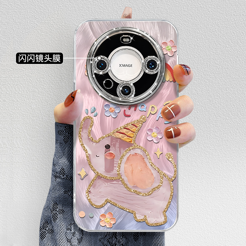 自带镜头膜适用华为mate70pro手机壳mate60的新款mate40epro套P40pro+全包pura70加p60支架mete50e加mata30 - 图0