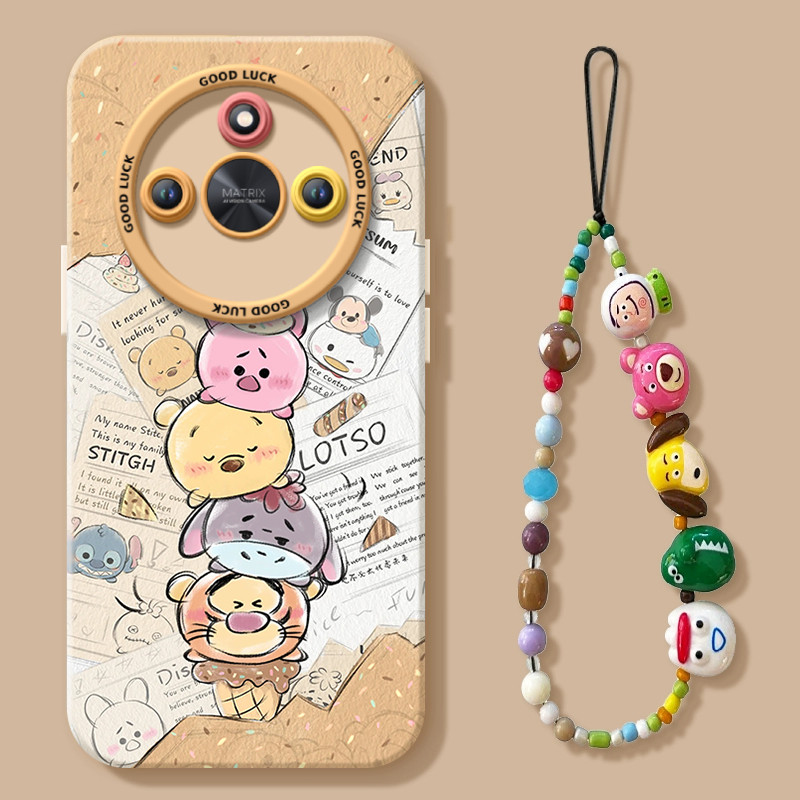 雪糕迪士尼适用荣耀X50手机壳X60竞速版X50pro套x5o叉x30液态硅胶保护honor华为全包x20se新款x40镜头i - 图0