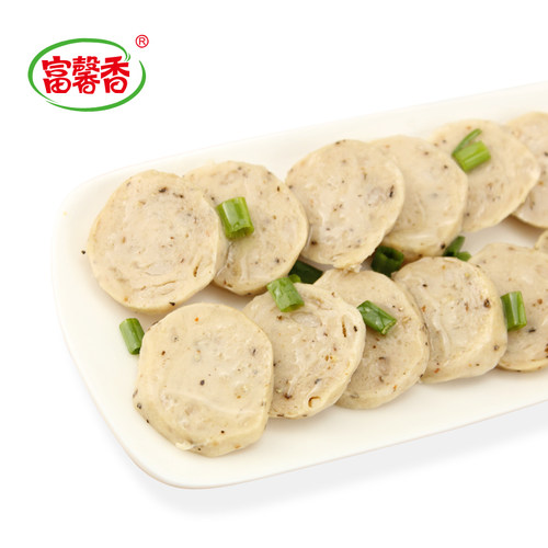 富馨香贡丸黑胡椒肉丸320g富邦食品火锅丸子关东煮麻辣烫烧烤食材 - 图1