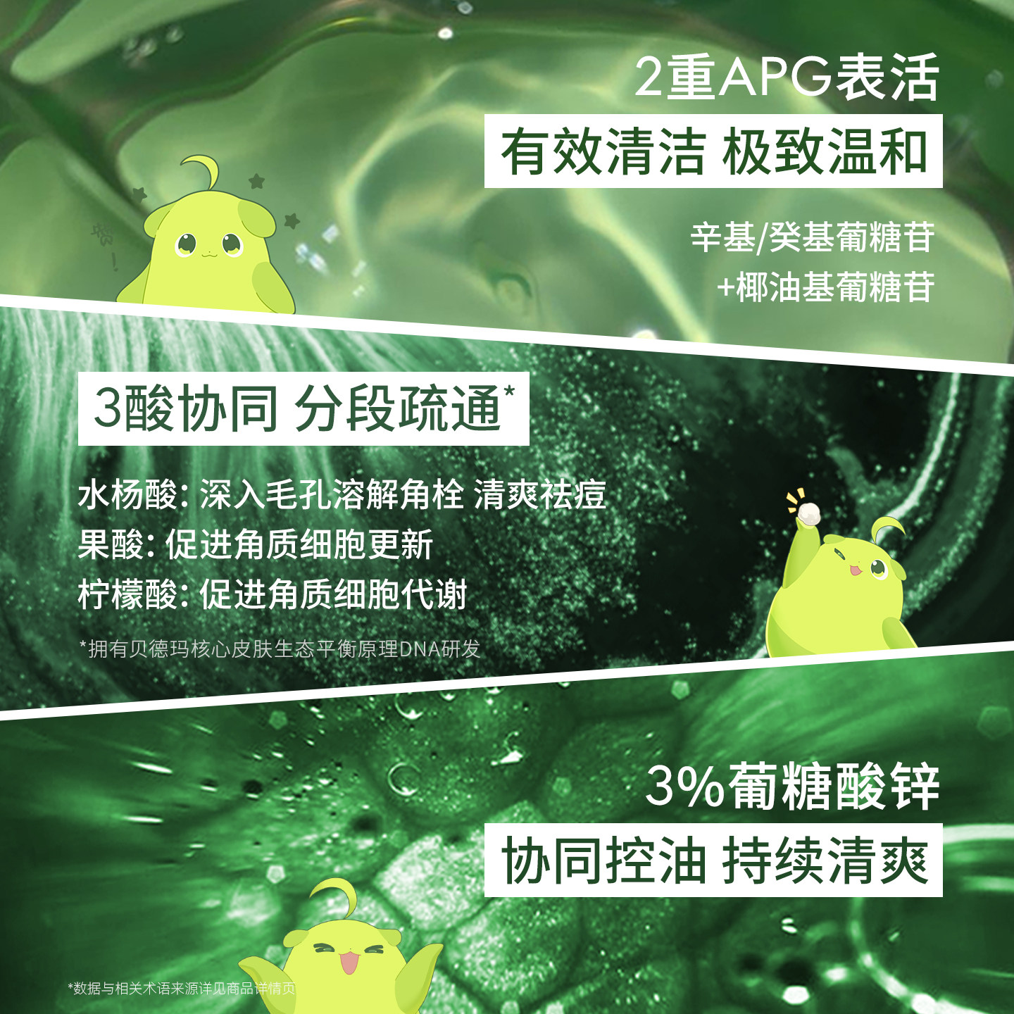 贝德玛净妍祛痘水杨酸温和清洁控油洁面正品啫喱