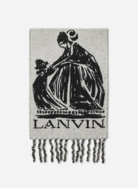 LANVIN浪凡羊毛围巾咖啡杯礼盒