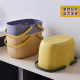 Hand-held bath basket storage frame for students