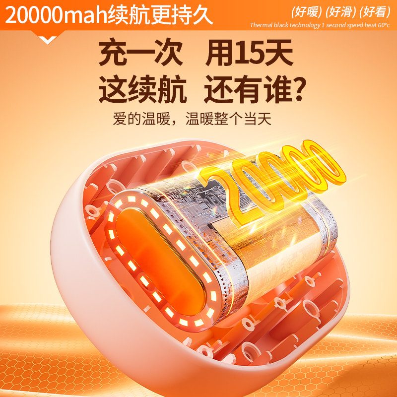 2024新款暖手宝充电宝二合一迷你小随身携带自发热手握式学生儿童女生生日礼物便携可爱冬天usb暖宝宝神器蛋n